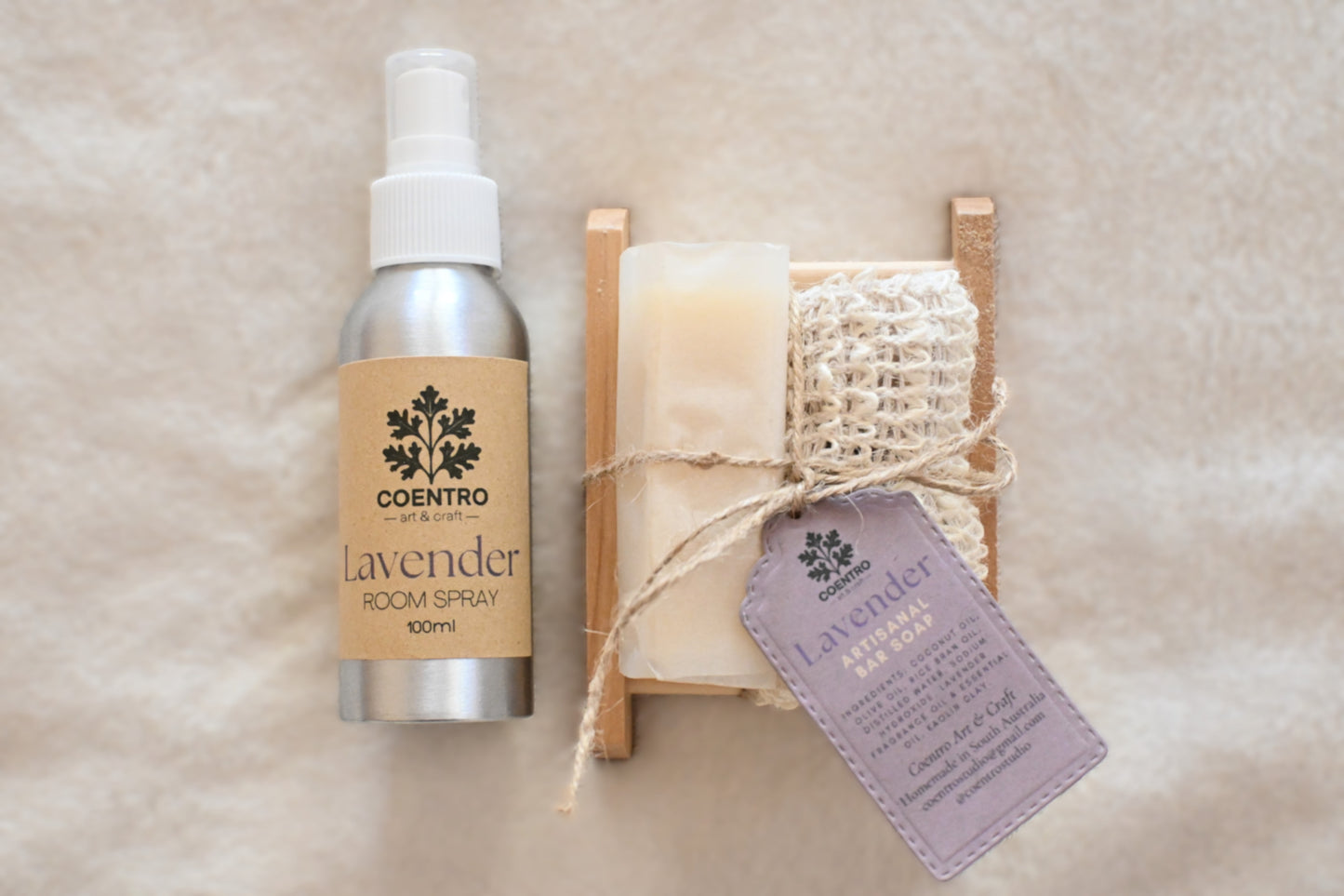 Lavender Air Freshener + Soap Set Gift Package – Artisan Elegance